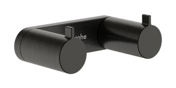 hansgrohe AddStoris S dobbelt Krog i Børstet sort PVD