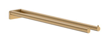 hansgrohe AddStoris S dobbelt Håndklædeholder i Børstet bronze PVD