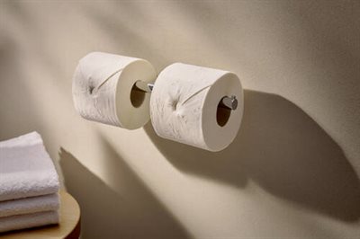 hansgrohe AddStoris S dobbelt toiletpapirholder i krom