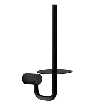 Pressalit reservepapirholder i sort mat