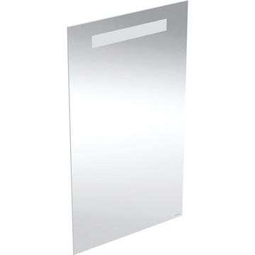 Geberit Option Basic Square spejl med lys foroven 40x70 cm
