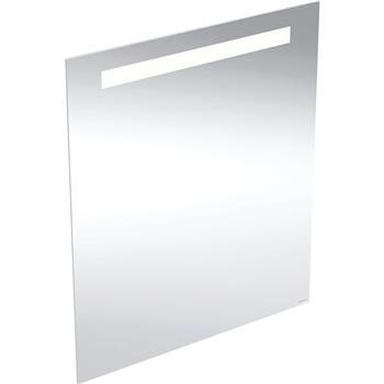 Geberit Option Basic Square spejl med lys foroven 60x70 cm