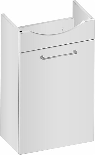 Ifö Spira underskab til Ifö Spira Square vask - leveres med en låge - Hvid