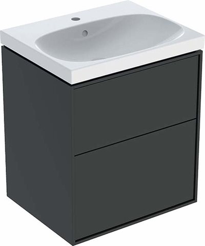 Ifö Sense Art møbelpakke 60 cm med 2 skuffer - lava / lakeret mat