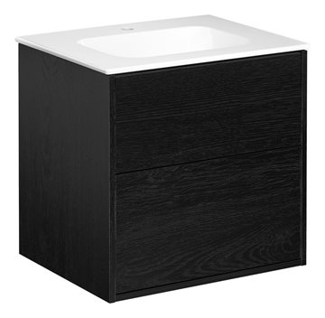 Gustavsberg Artic møbelpakke 60 Black Ash Wd w WB White