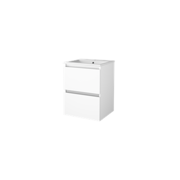 Sanibell Basicline badeværelsesmøbel 50x46cm, Hvid højglans
