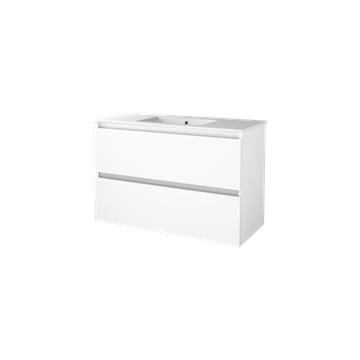 Sanibell Basicline møbelsæt 100x46cm, Hvid højglans