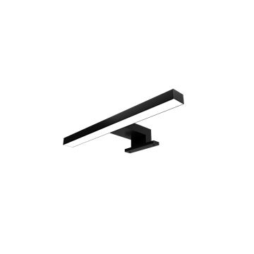 Sanibell Basicline LED belysning til spejl, matsort