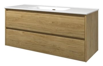 Sanibell Proline møbelpakke 121x46,8 cm m 2 skuffer - Ideal eg
