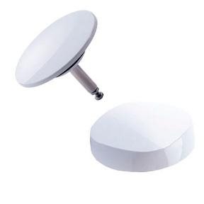 Duravit hvid kappe til overløb + prop til afløb 