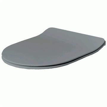 Lavabo Glomp Slim Mat grå MINI toiletsæde for vægtoilet med softclose