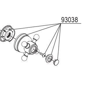 Damixa Tradition greb i messing til 379307700