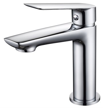 Cassøe Sleek håndvaskarmatur med pop up bundventil, Krom