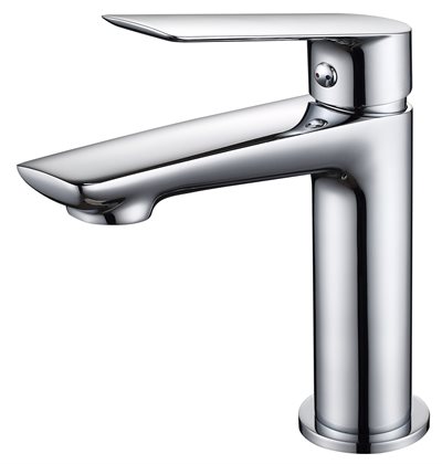 Cassøe Sleek håndvaskarmatur med pop up bundventil, Krom