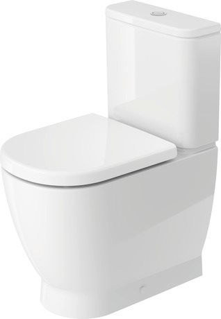 Duravit D-Code Gulvstående toilet med universallås inkl. sæde