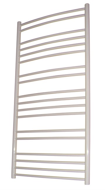 Kriss Apollo Buet håndklædetørrer 1180 x 600 mm, Hvid