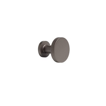 Noba Håndklædekrog med crystal cut detaljer, Mat bronze