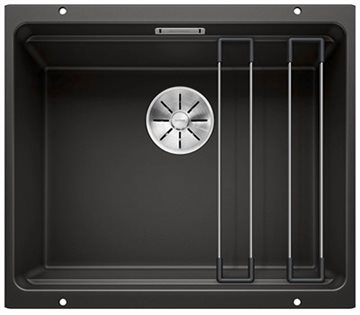 Blanco Etagon 500-U UXI Køkkenvask 53x46 cm, SILGRANIT Sort