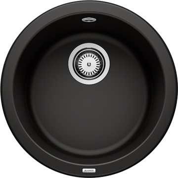 Blanco Rondo Silgranit Ø 45 cm - I sort