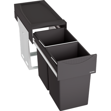 BLANCO BOTTON II 30/2 - Kompakt affaldssystem til hængslede låger