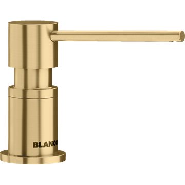 Blanco Lato sæbedispenser i Satin Gold