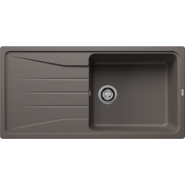 BLANCO SONA XL 6 S UX køkkenvask 100x50, vulkangrå, Vendbar