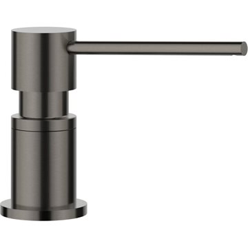Blanco Lato sæbedispenser i satin dark steel