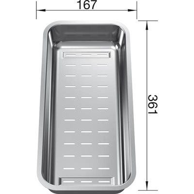 BLANCO Skylleskål rustfrit stål ZENAR