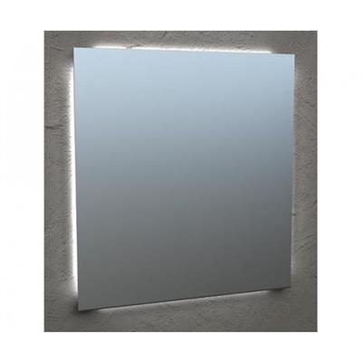 Back-Light spejl Spejl med LED lys monteret på bagsiden- B: 80cm x H: 65cm, IP44, 3000 kelvin