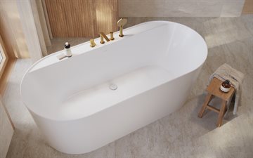 Cersanit CREA fritstående badekar 170×80 cm 