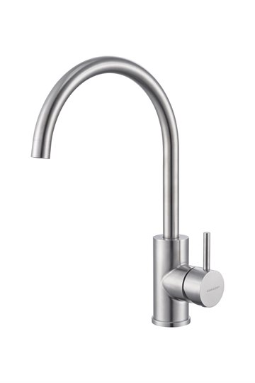 NOBA CK02 køkkenarmatur i Børstet rustfrit stål