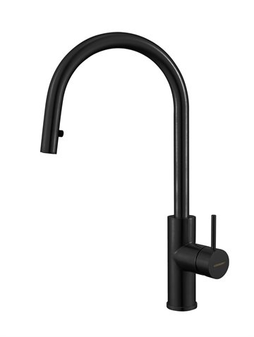 NOBA CK04 køkkenarmatur med udtræk, mat sort