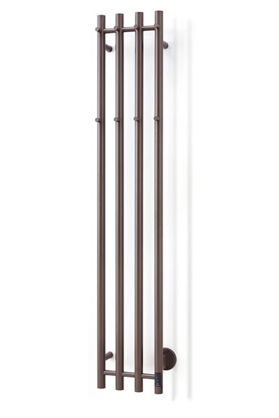 Cassøe Catania el-håndklædetørrer 1420 x 260 mm, Mat bronze