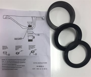 Dansani distancering mellem vask og bundventil