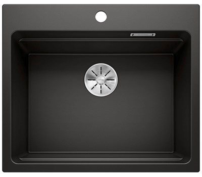 Blanco Etagon 6 UXI køkkenvask 60x51cm i sort Silgranit