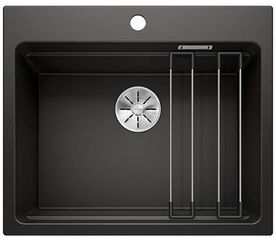 Blanco Etagon 6 UXI køkkenvask 60x51cm i Silgranit sort 