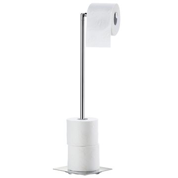 Smedbo Outline Lite Square Toiletpapirholder / Reservepapirholder i poleret rustfrit stål