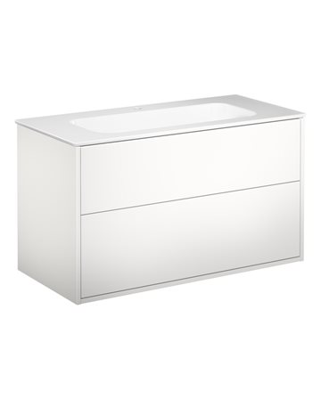 Gustavsberg Artic møbelpakke 100 cm inkl. vask - hvid