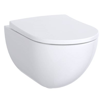 Geberit Acanto væghængt toilet skål uden skyllekant, hvid