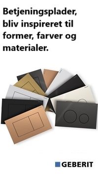 Geberit lille banner betjeningsplader 