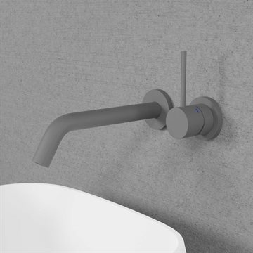 Scandtap Steel Harmonized 1 håndvaskarmatur for indbygning - Scrap (mat mørkegrå)