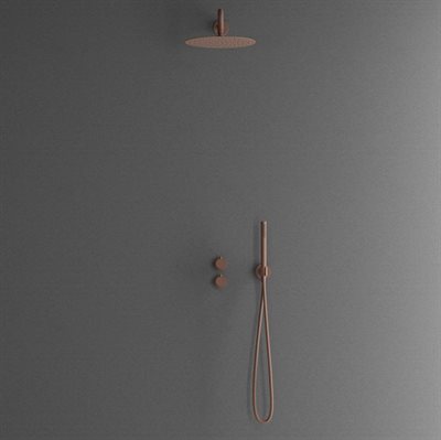 Scandtap termostat brusearmatur f/indbygning - rust