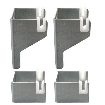 Hudevad Bæring 40 mm. Inkl. vægstykke og afstandsholder.