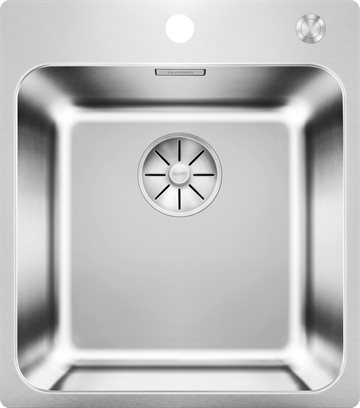 BLANCO SOLIS 400-IF/A MXI køkkenvask 440 x 500cm, Rustfrit stål t/nedfældning og planlimning