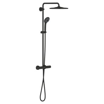 Grohe Vitalio Joy 310 komplet brusesæt m/CoolTouch termostat i mat sort