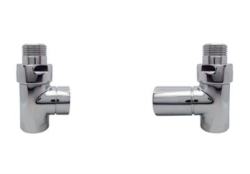 Kriss Cylinder Manuel ventilsæt ½" Ligeløbende krom