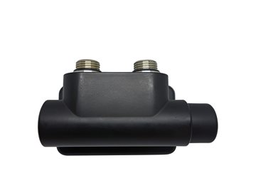 Kriss Twin Manuel ventilsæt ½" Vinkelløbende højre i Matsort