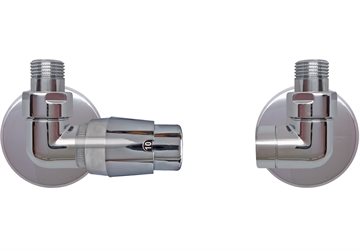 Kriss Corner RTL ventilsæt fremløb højre i Krom