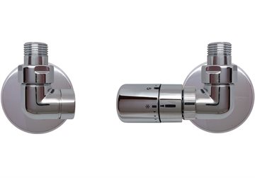 Kriss Corner Rum Plus Rumtermostat fremløb højre i Krom