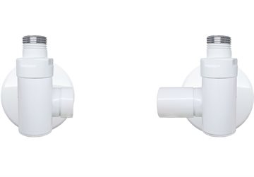 Kriss Corner Combi Manuel ventilsæt til kombidrift, Hvid